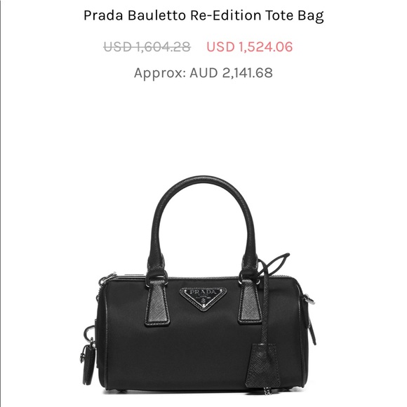 SOLD Prada Leather Bauletto Tote Bag - Picture 3 of 11